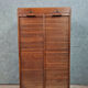Solid oak curtain binder with honey patina