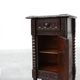 Pair of Breton Carved Oak Bedside Cabinets, France, circa 1900