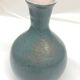 Light blue speckled ceramic vase