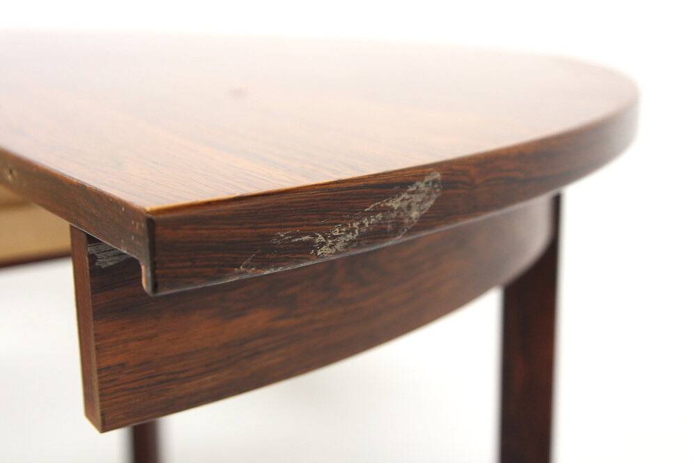 Table de salle à manger scandinave en palissandre, Suède, 1960