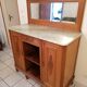 Low sideboard with mirror