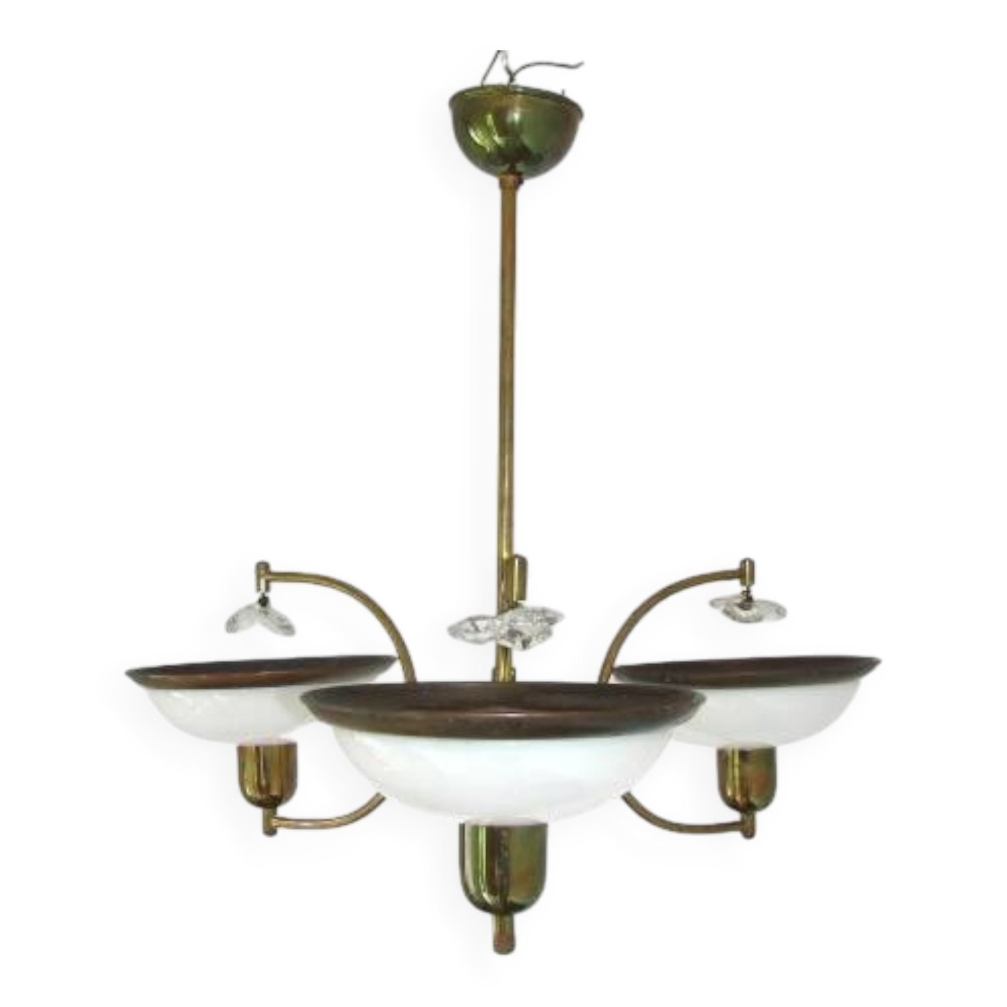 A stylish chandelier from the 1960s,