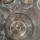 Smoked glass champagne glass