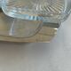 Vintage silver-plated butter dish with golden hazelnut - retro elegance