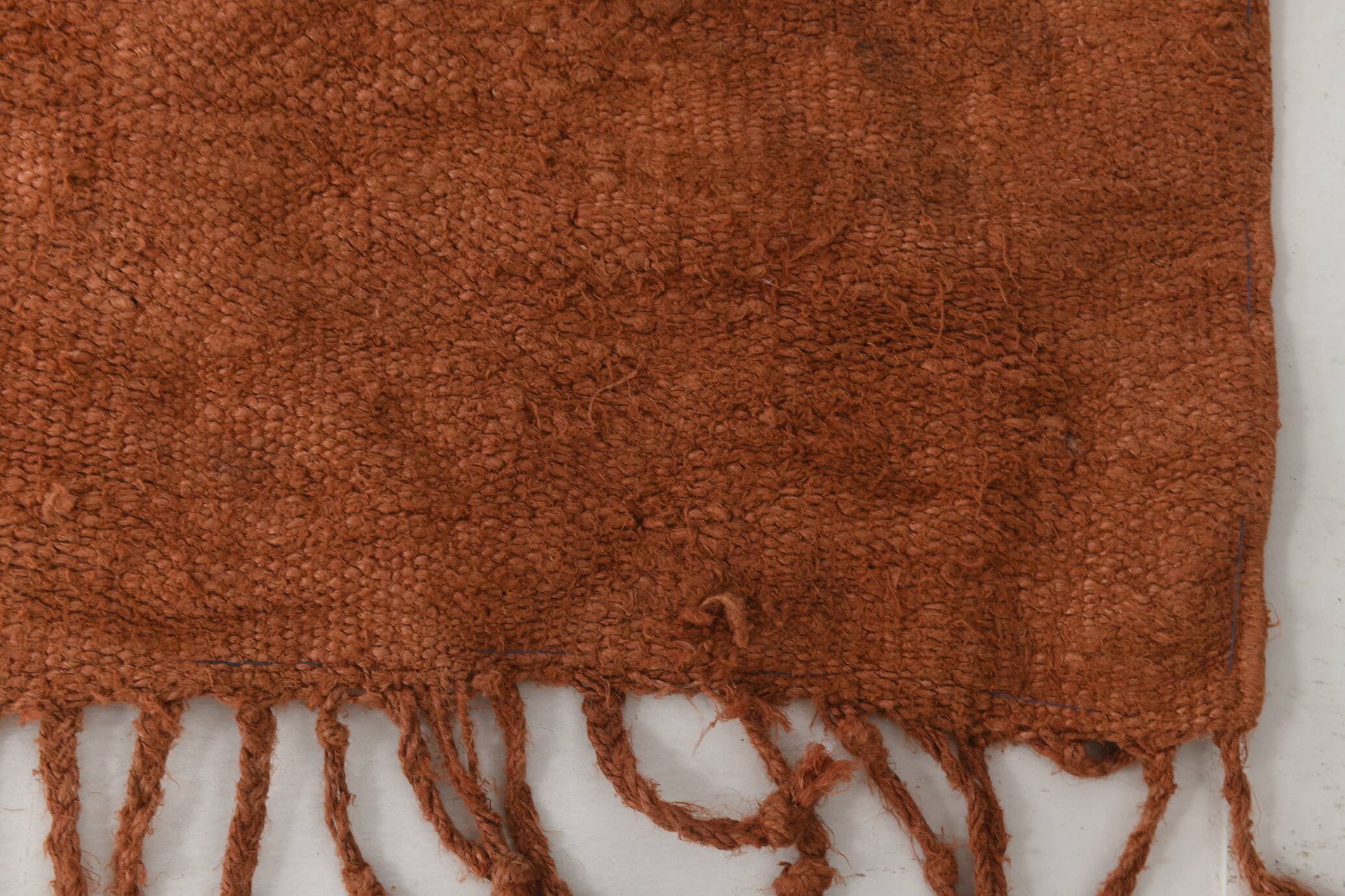 Cinnamon Turkish Pattern Kilim Runner Rug, 64x267 Cm