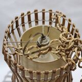 Rattan hanging lamp