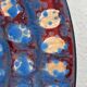 Large Mid-Century Modern German Studio Pottery Decorative Wall Plate by Eva Fritz-Lindner for Karlsruher Majolika, 1960s