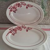 Duo of oval dishes