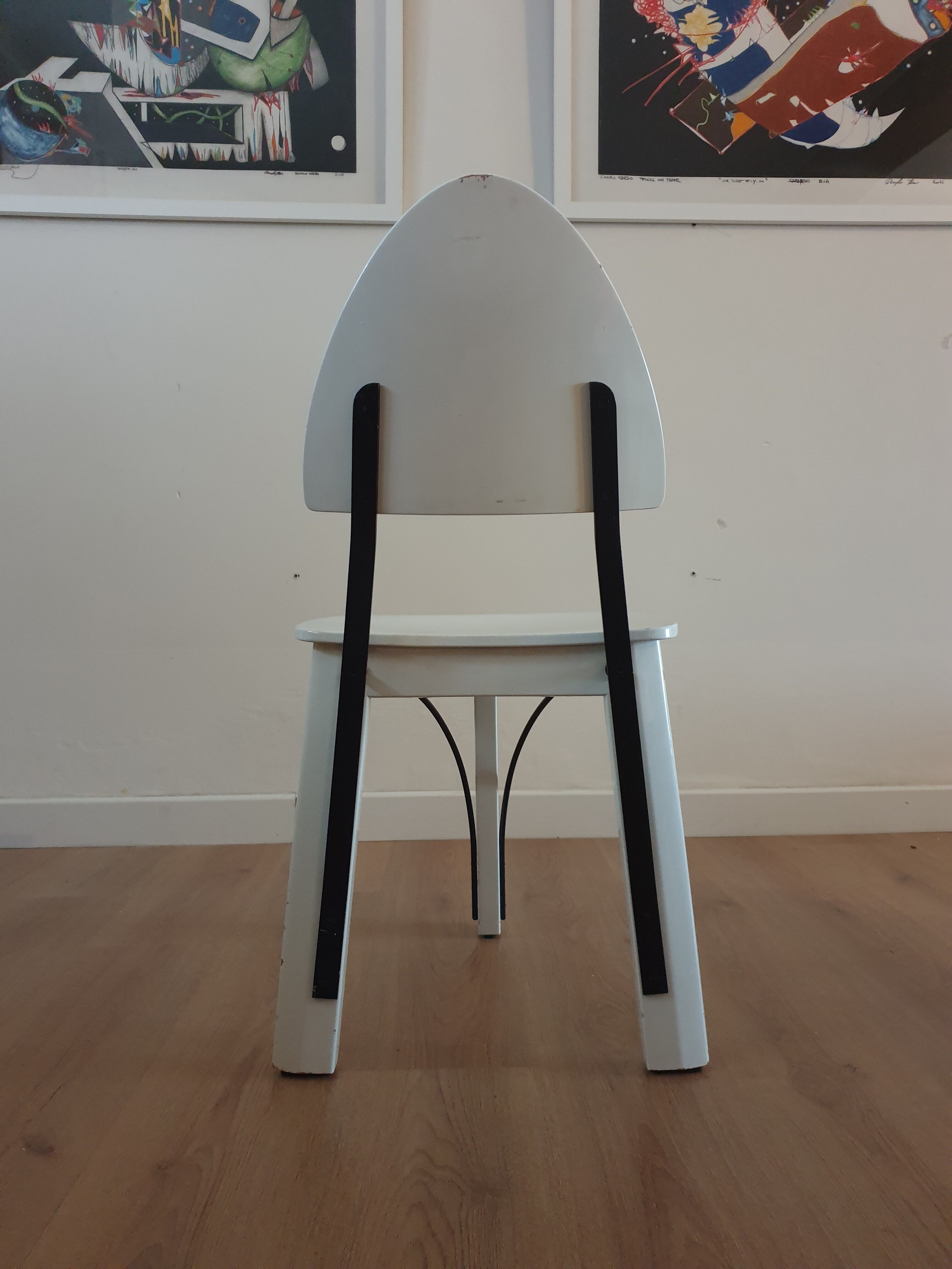 Ensemble de 4 chaises par Pozzi