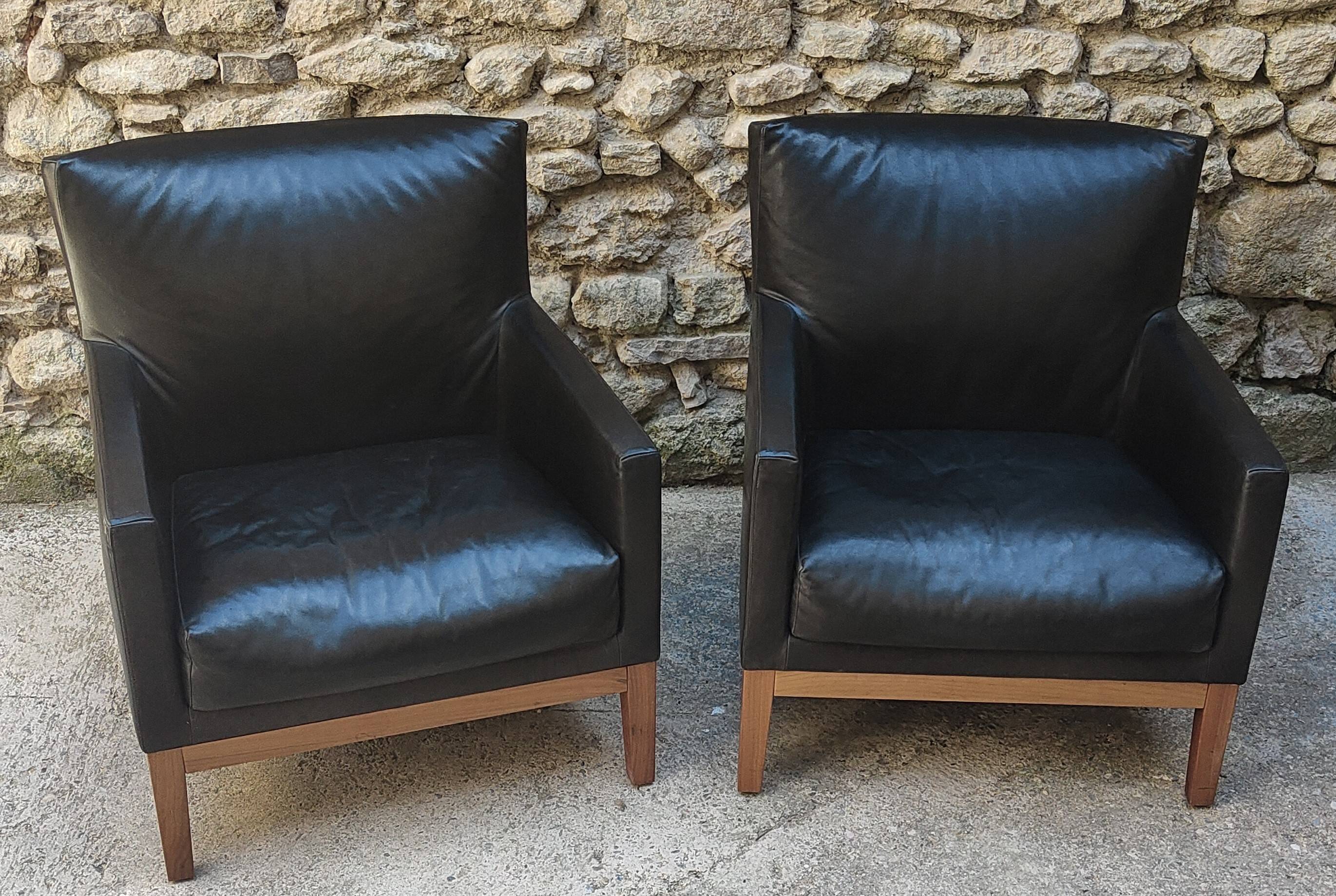 Pair of Impala armchairs