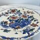 Antique plate in Gien earthenware — model “Rooster with Peonies”