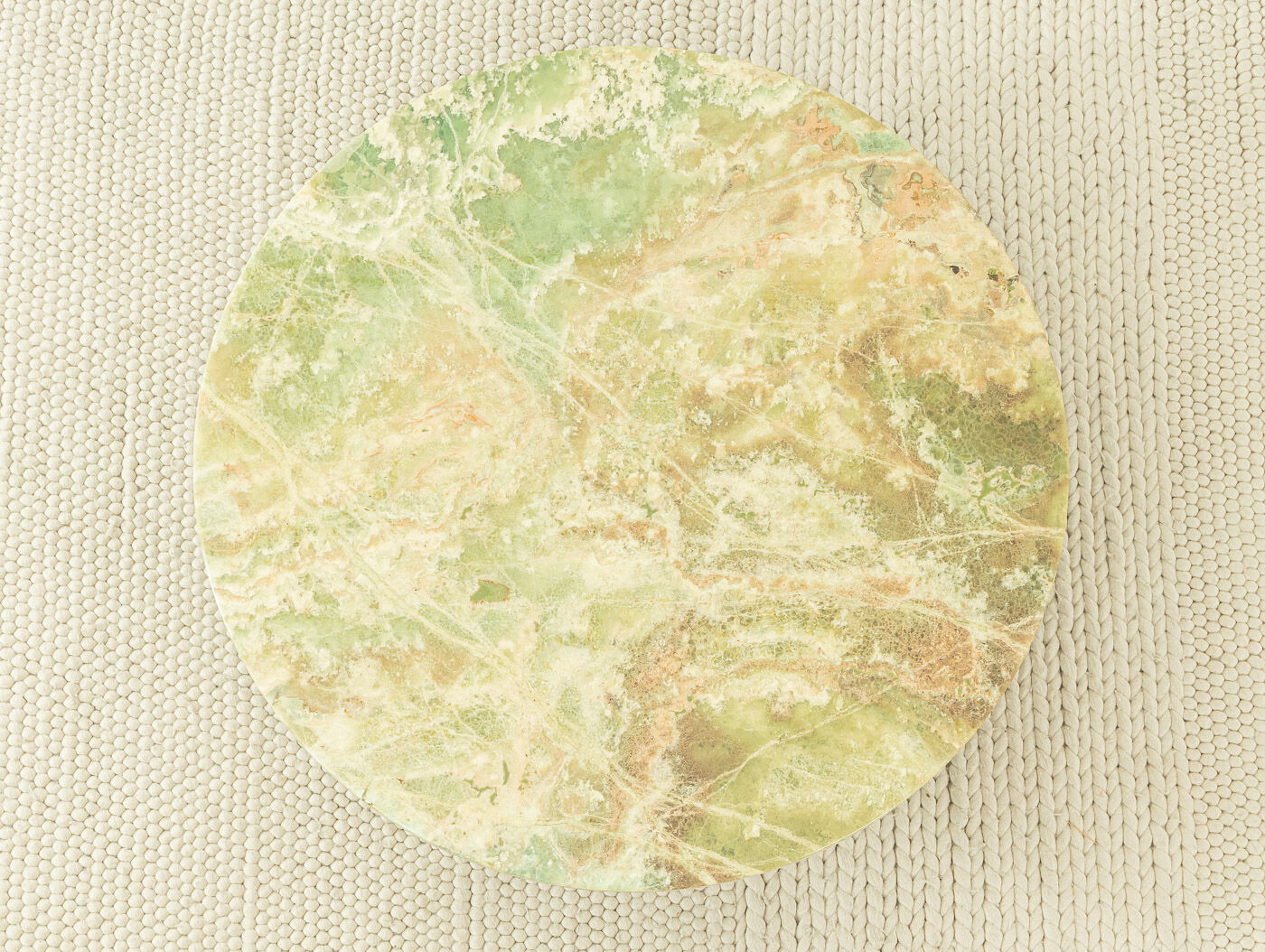 Onyx-marble coffee table, ø 90 cm