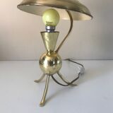 Brass tripod lamp 60's