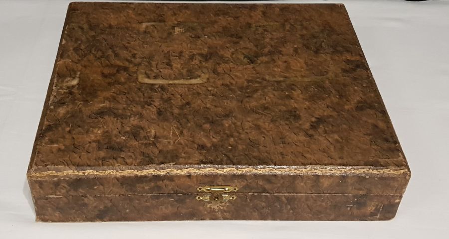 23-piece silver metal art deco cutlery set