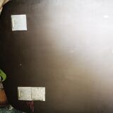 Smoked vintage bevelled mirror - 93x63cm