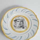 “Lorenzo il Magnifico” Wall Plate by Luciano Guarnier for Richard Ginori, Italy