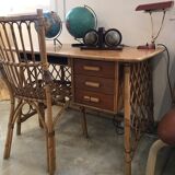 Rattan desk