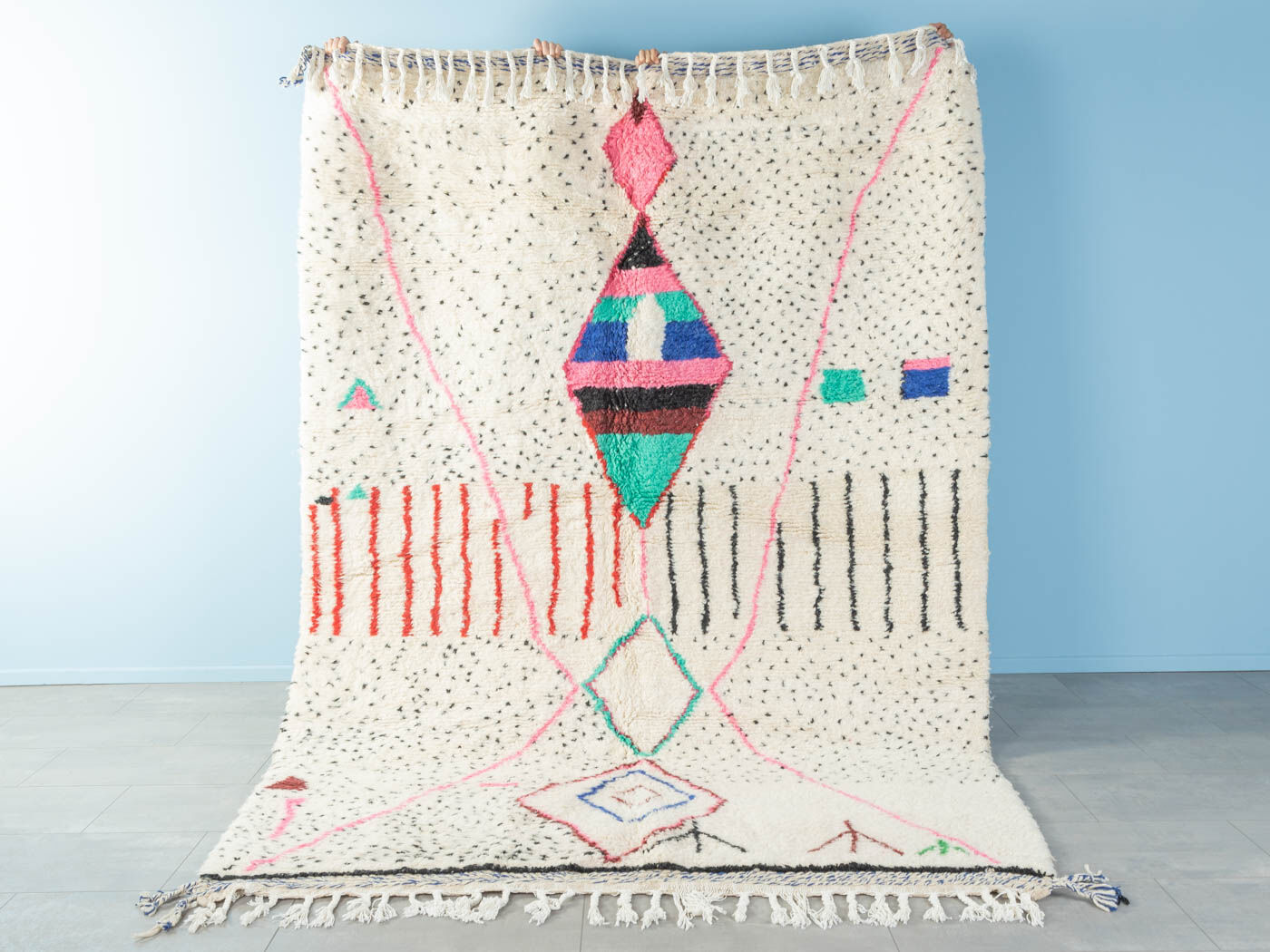 Tapis berbère, 204 x 298