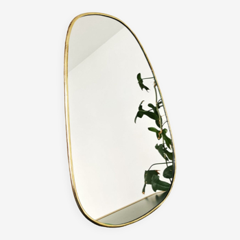 Miroir laiton doré 53 cm