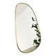 Miroir laiton doré 53 cm