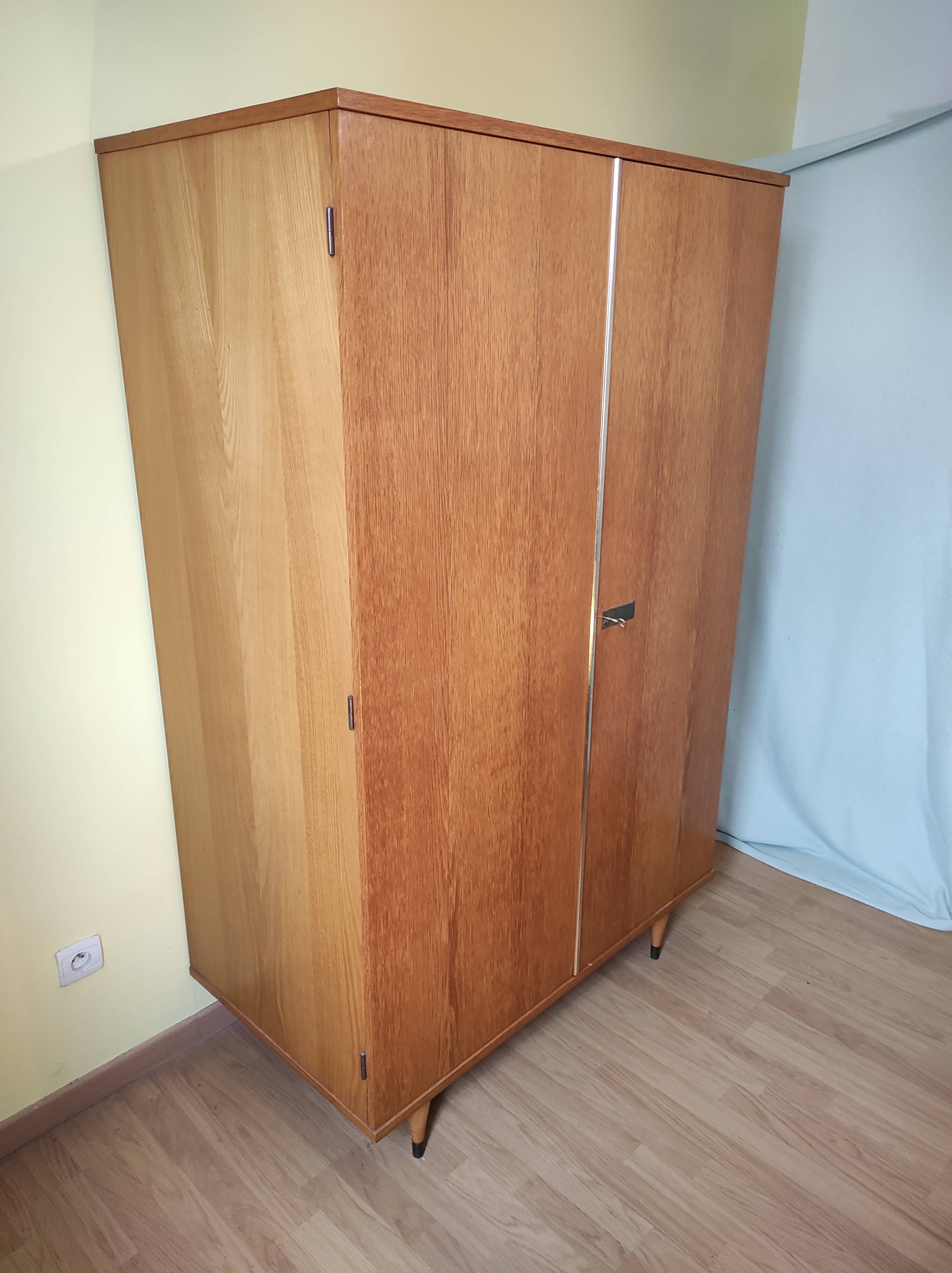 Scandinavian two-door wardrobe