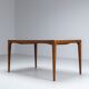 Kai Winding dining table in rosewood Poul Hundevad Denmark 1960