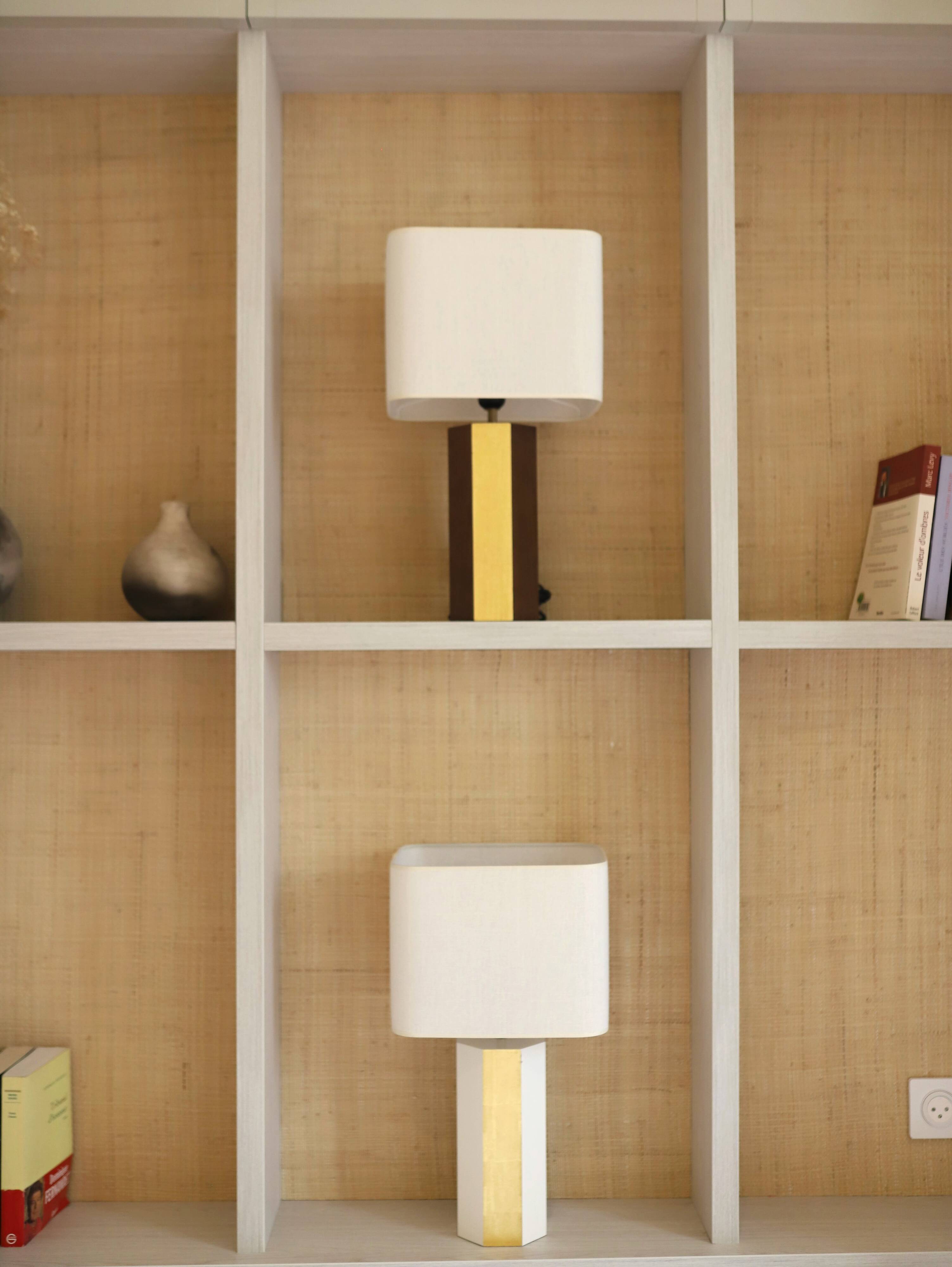 The luco white & yellow gold lacquered finish