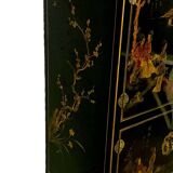 Cabinet meuble TV en laque de Chine décor Japon