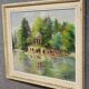 Madeleine Bruno: an old painting depicting a bucolic landscape.