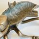 Vintage fly ashtray in patinated metal