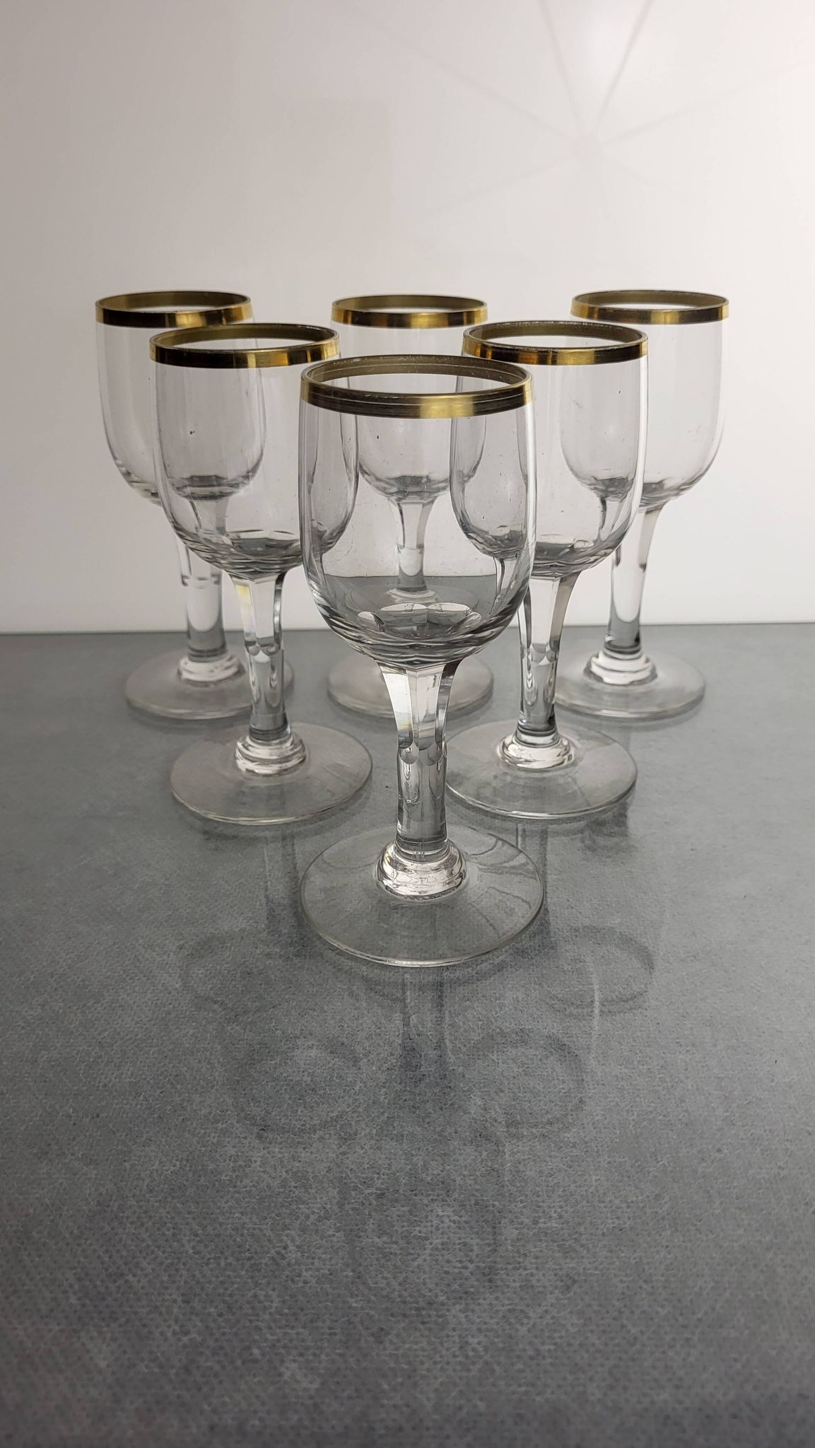 12 verres à liqueur / apéritif en cristal