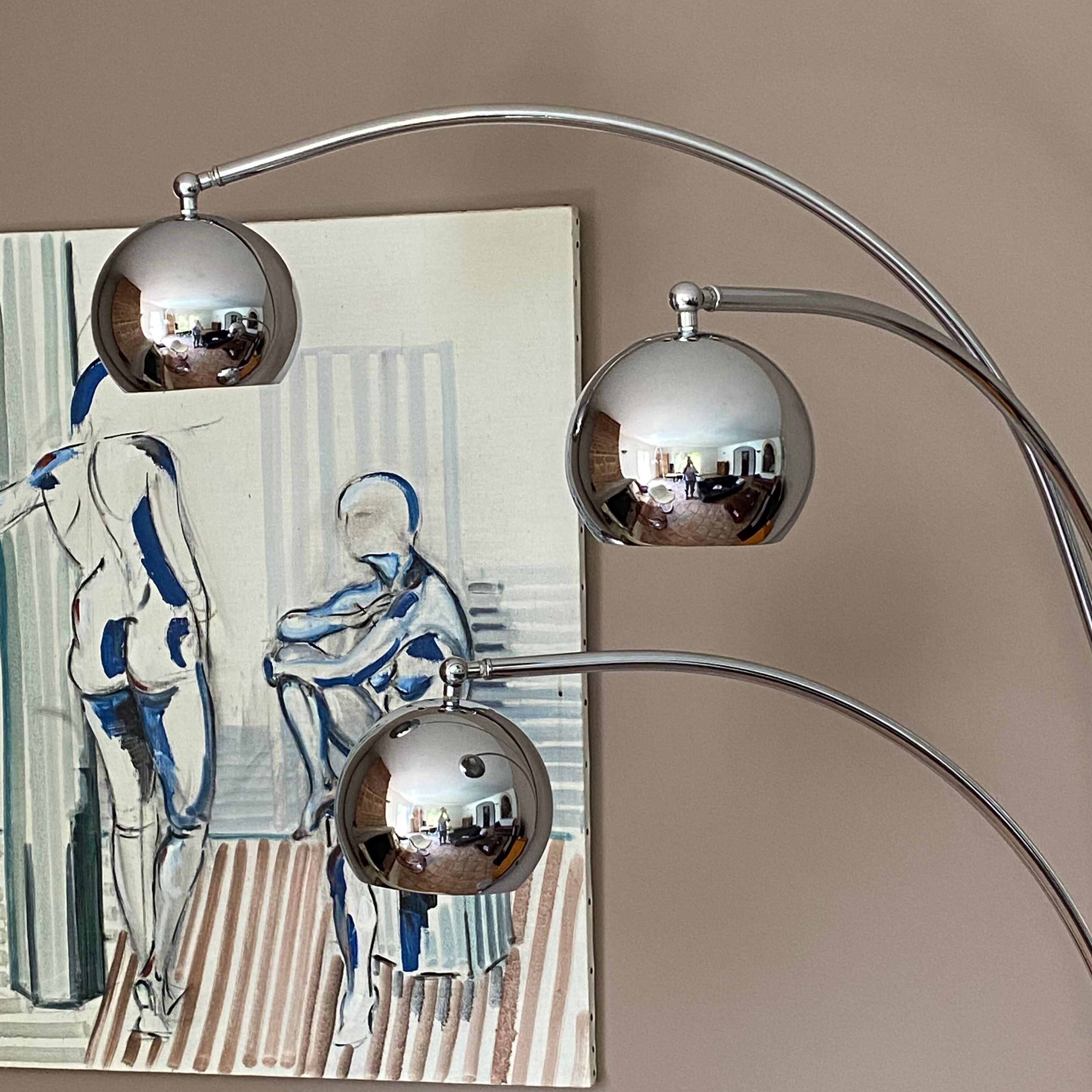 Floor lamp "Lily of the valley" by Goffredo Reggiani 1970