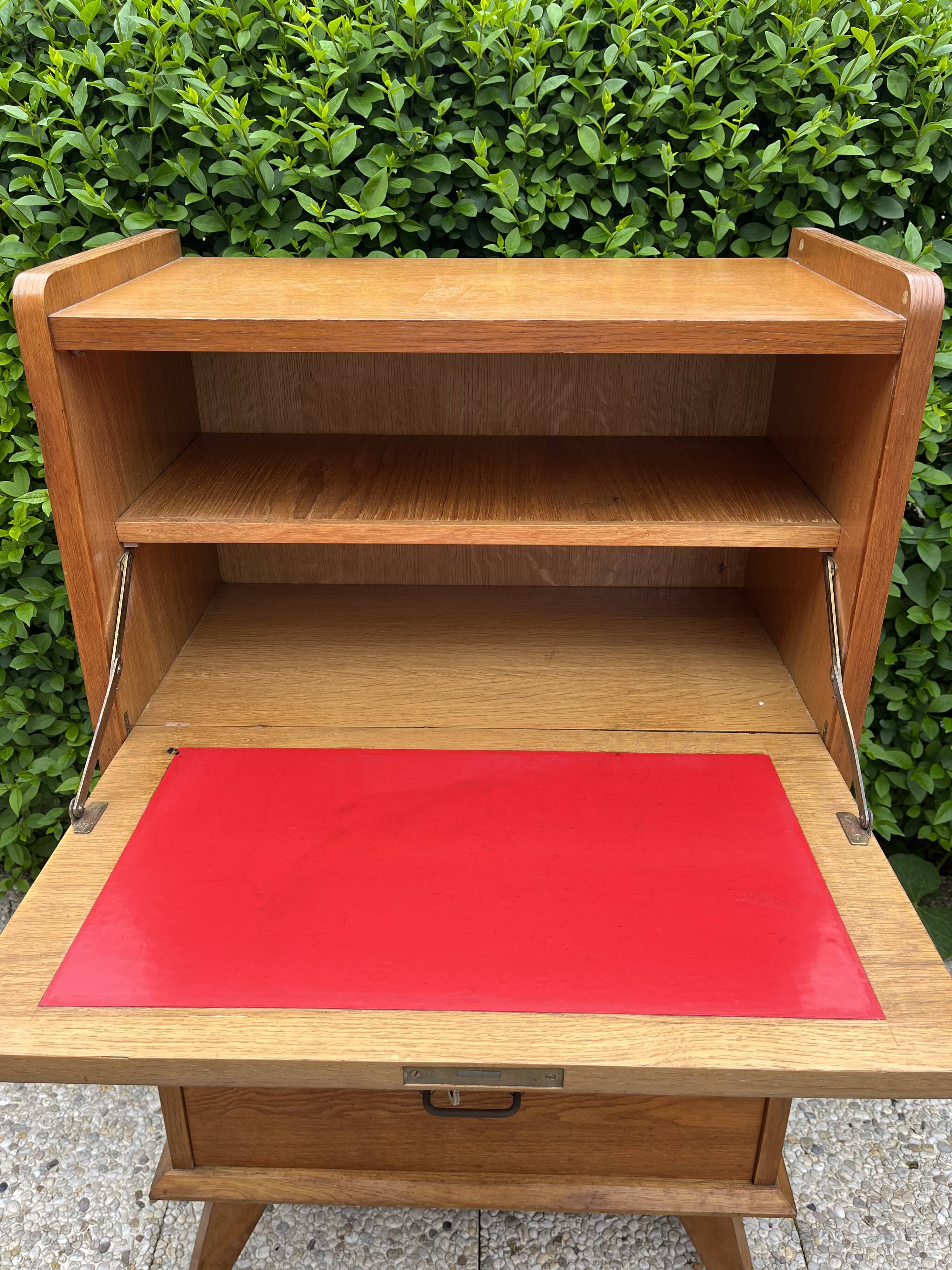 Vintage chest of drawers compass feet