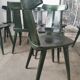Lot de 10 chaises bistrot en bois
