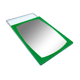 Green barber mirror