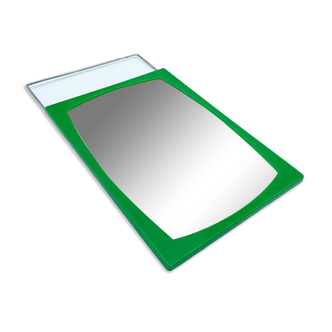 Green barber mirror