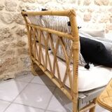 Rattan bed