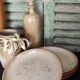 Lot of four sandstone plates