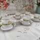 Set of 6 Limoges porcelain espresso cups Hôtel Métropole Brussels