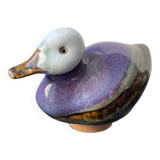 11 cm duck in vintage earthenware from the 80s