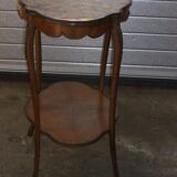 Baroque style louis XV, marble, wood and decorations console table