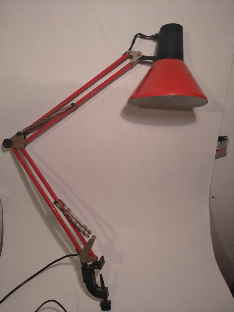 Red architects lamp