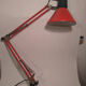 Lampe d’architecte rouge
