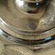 Pair of old torches candle holders in nickel-plated regulator