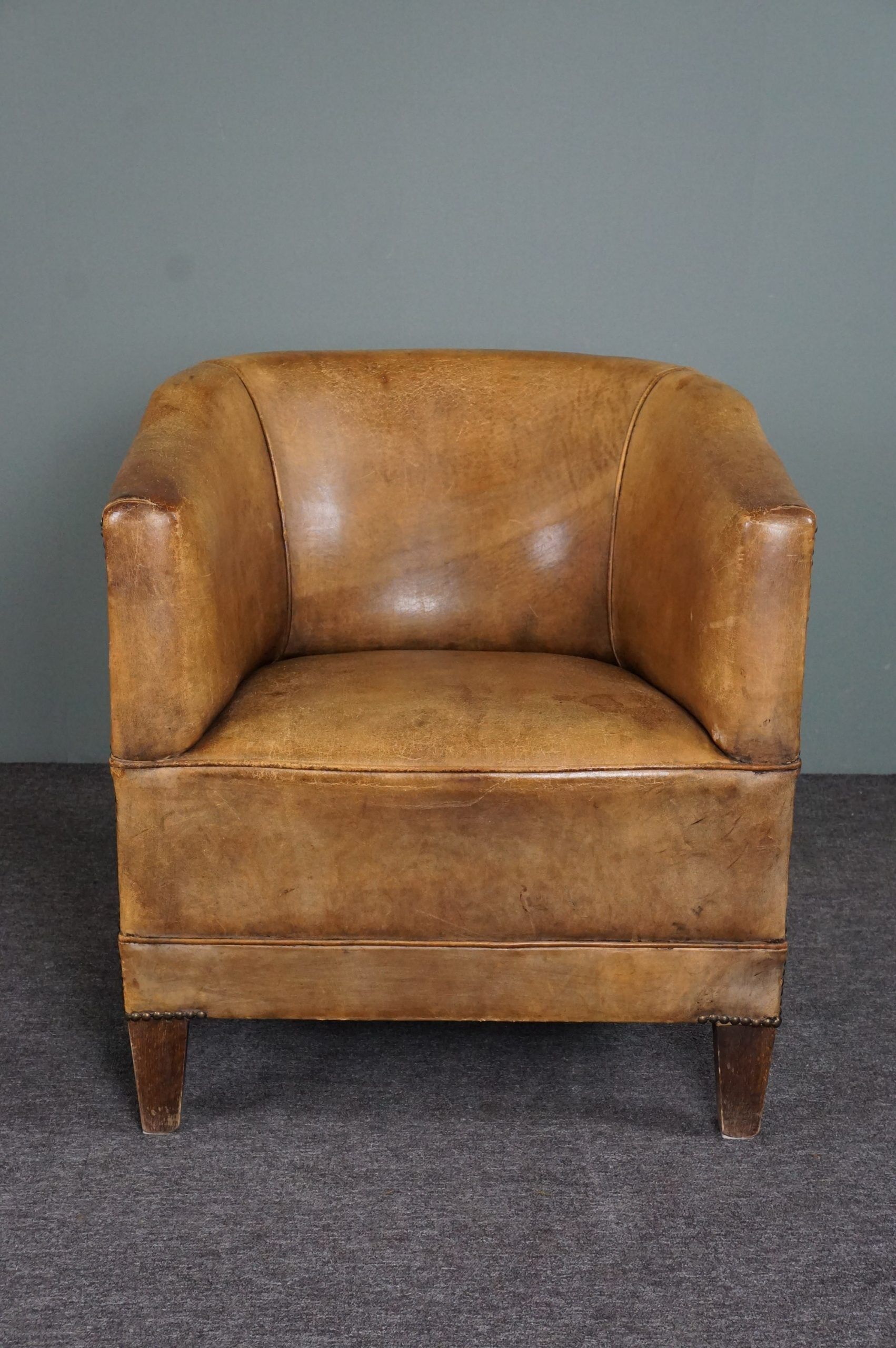 Sheepskin armchair