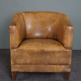 Sheepskin armchair