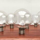 Vintage German Space Age replacement or spare glass piece for lamp by Motoko Ishii for Staff, 1970s.