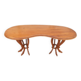 Brutalist table in solid oak