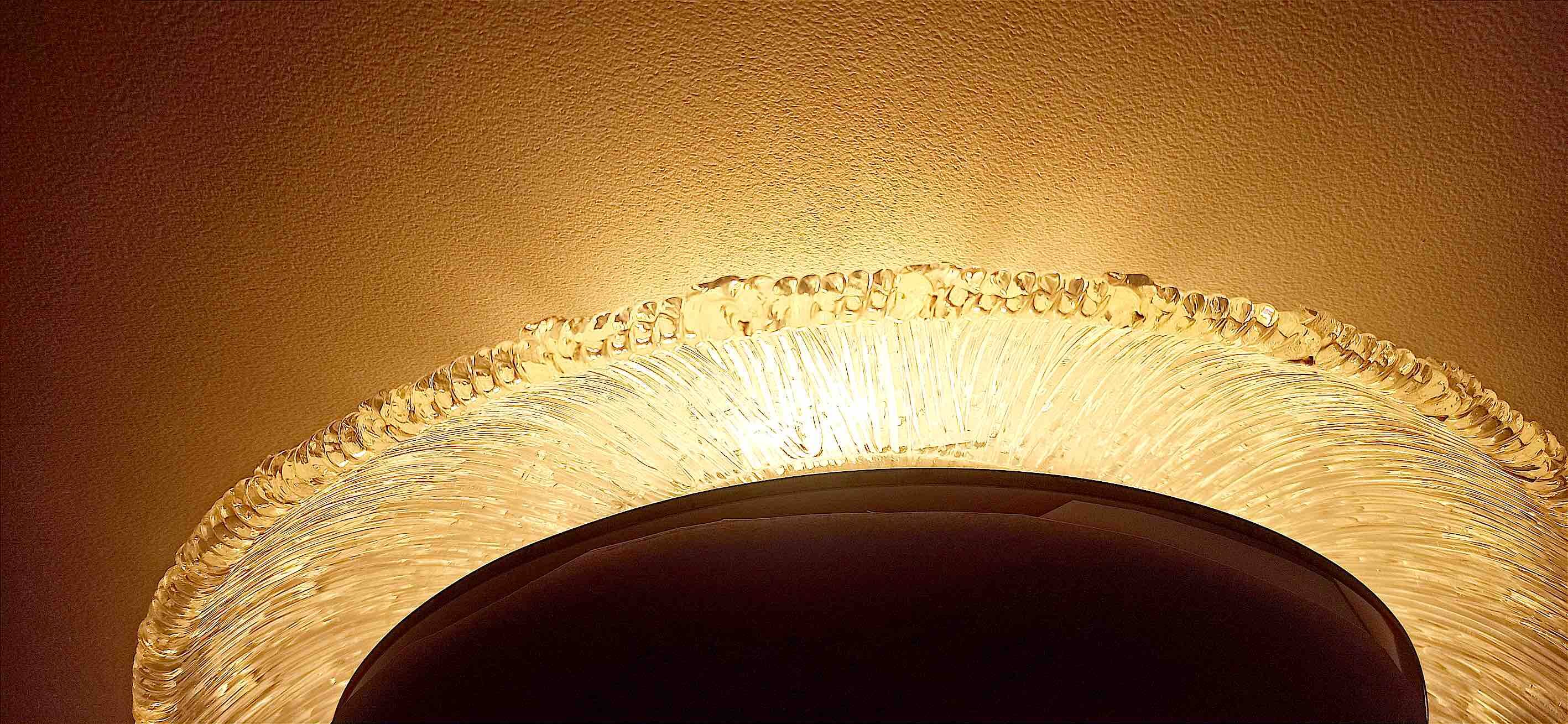 Miroir lumineux rétroéclairé hillebrand années 70