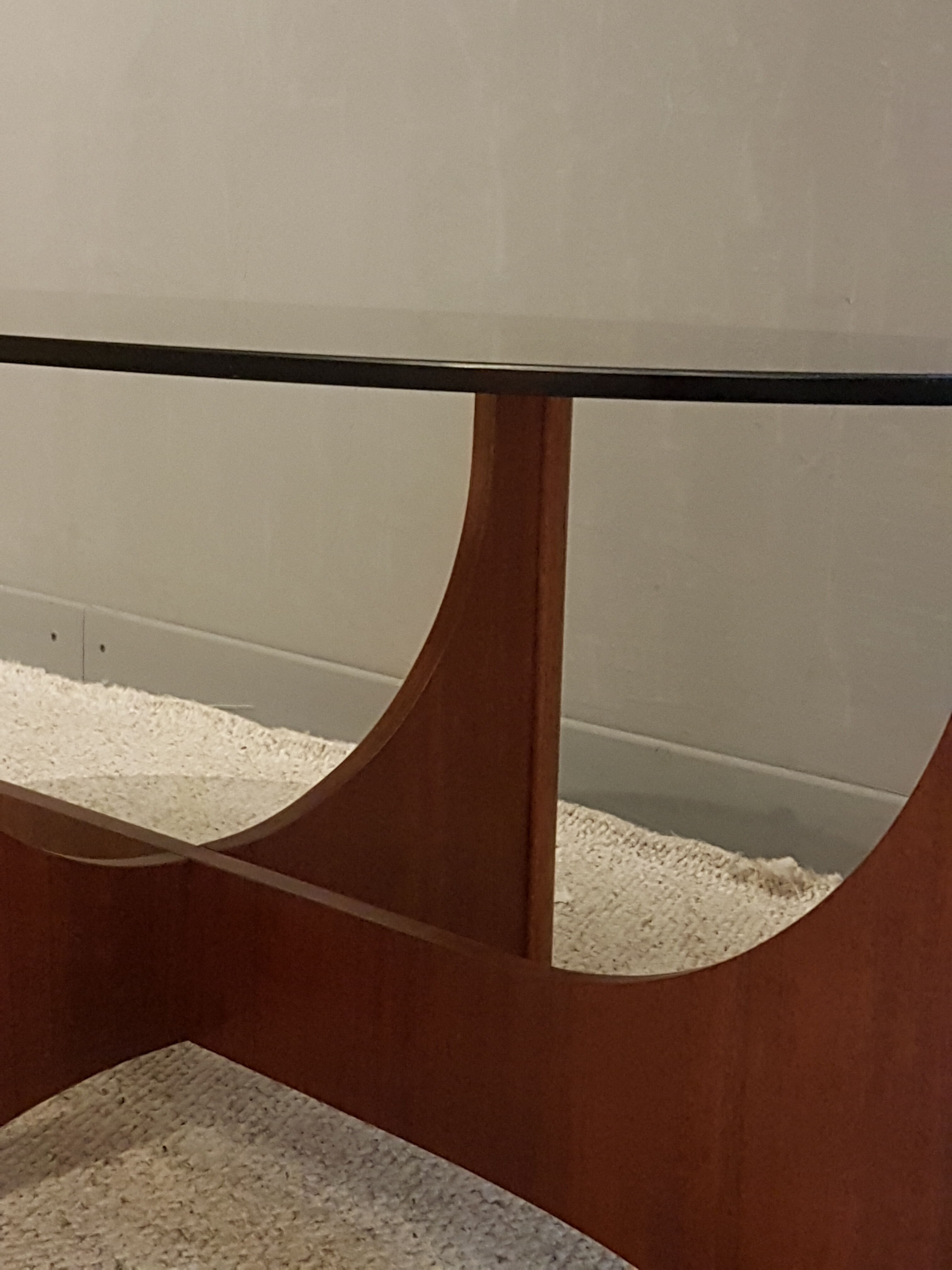 Designer coffee table Hugues Poignant 1960